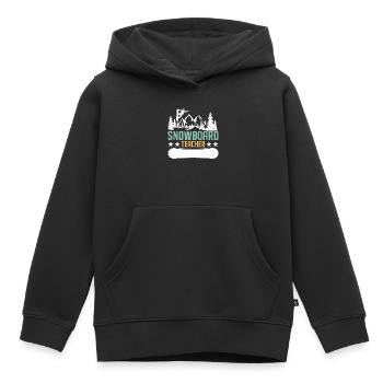 Snowboarder Snowboarden Snowboard - Kinder Premium Organic Hoodie - Schwarz - Vorne - AI Model Kid Male (0cm)