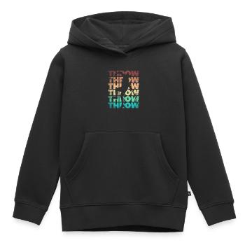 Track and Field Javelin Throwing Thrower - Kids Premium Organic Hoodie - black - Front - AI Model Kid Male (0cm)
