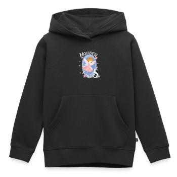 Geburtstagsshirt 5 Jahre Mädchen 5. Geburtstag Fee - Kinder Premium Organic Hoodie - Schwarz - Vorne - AI Model Kid Male (0cm)