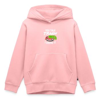 Müllmann Geschenk Müll Müllabfuhr Abfall Beruf - Kinder Premium Organic Hoodie - Rosa - Vorne - AI Model Kid Female (0cm)