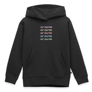 OP-Schwester Operationsschwester Krankenschwester - Kinder Premium Organic Hoodie - Schwarz - Vorne - AI Model Kid Male (0cm)