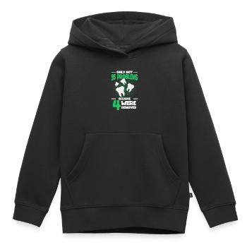 Weisheitszähne Weisheitszahn Patient Zahnarzt - Kinder Premium Organic Hoodie - Schwarz - Vorne - AI Model Kid Male (0cm)