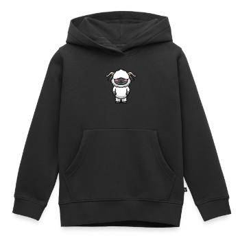 Walliser Schwarznasenschaf Schafe - Kinder Premium Organic Hoodie - Schwarz - Vorne - AI Model Kid Male (0cm)