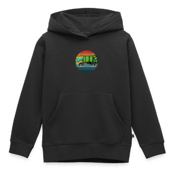Müllmann Geschenk Müll Müllabfuhr Abfall Beruf - Kinder Premium Organic Hoodie - Schwarz - Vorne - AI Model Kid Male (0cm)