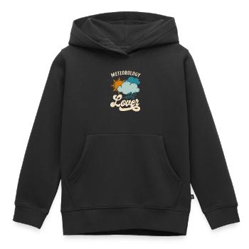 Meteorologist Weather Forecast - Kids Premium Organic Hoodie - black - Front - AI Model Kid Male (0cm)