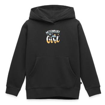 Meteorologist Weather Forecast - Kids Premium Organic Hoodie - black - Front - AI Model Kid Male (0cm)