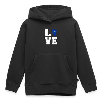 Cadeau de racine du Nevada - Sweat Premium à capuche enfant bio - noir - Devant - AI Model Kid Male (0cm)