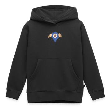 Fier cadeau de résident du Minnesota - Sweat Premium à capuche enfant bio - noir - Devant - AI Model Kid Male (0cm)