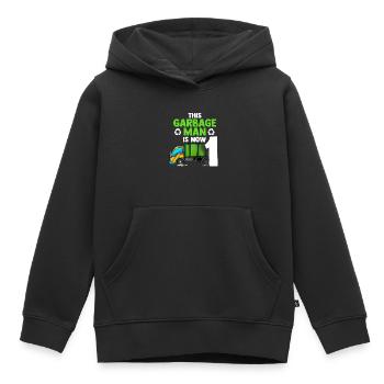 Müllmann Geschenk Müll Müllabfuhr Abfall Beruf - Kinder Premium Organic Hoodie - Schwarz - Vorne - AI Model Kid Male (0cm)