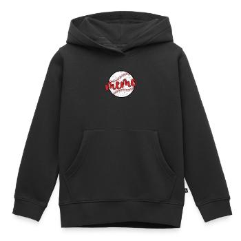 Meme Oma Eines Baseballspieler Baseball Meme - Kinder Premium Organic Hoodie - Schwarz - Vorne - AI Model Kid Male (0cm)