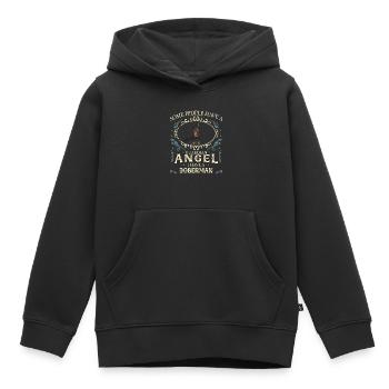 Doberman Pinscher Dog - Kids Premium Organic Hoodie - black - Front - AI Model Kid Male (0cm)