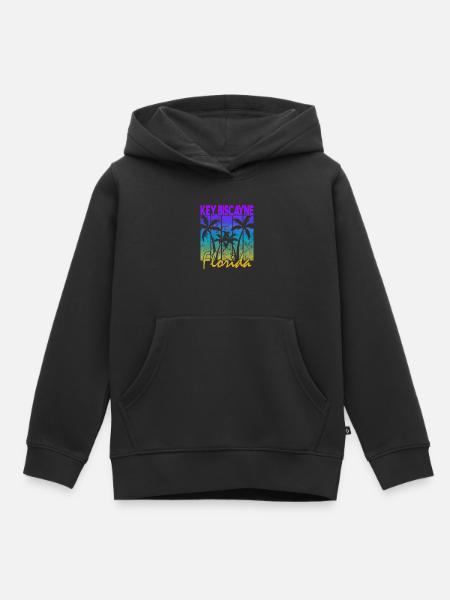 Key Biscayne Florida - Kinder Premium Organic Hoodie - Schwarz