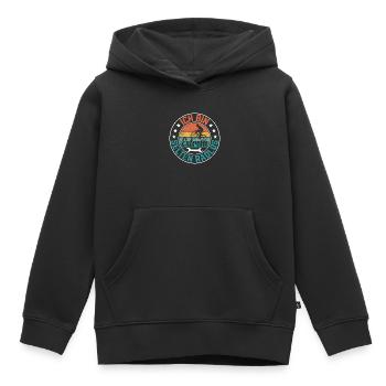 Ich bin extrem selten Radlos 04 - Kinder Premium Organic Hoodie - Schwarz - Vorne - AI Model Kid Male (0cm)