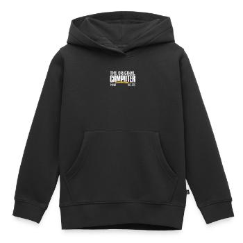 Der ursprüngliche Computer drucken löschen - Computer - Kinder Premium Organic Hoodie - Schwarz - Vorne - AI Model Kid Male (0cm)