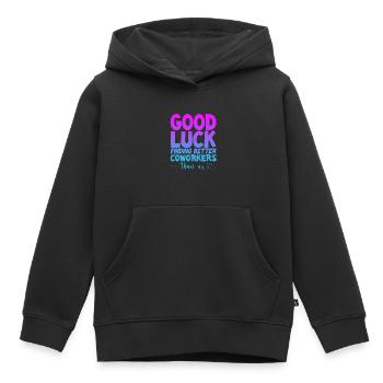 Good Luck Finding Better Coworkers Than Us 4 - Kinder Premium Organic Hoodie - Schwarz - Vorne - AI Model Kid Male (0cm)