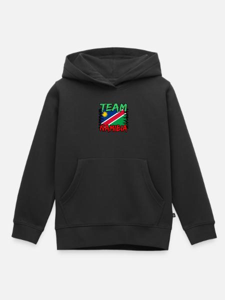 Namibia - Kinder Premium Organic Hoodie - Schwarz