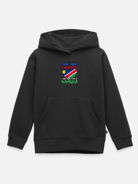 Namibia - Kinder Premium Organic Hoodie - Schwarz