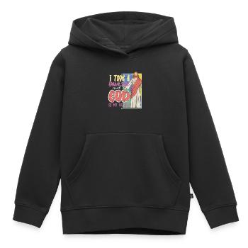 I Took A DNA Test And God Is My Father 21 - Kinder Premium Organic Hoodie - Schwarz - Vorne - AI Model Kid Male (0cm)
