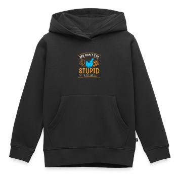 Technicien en pharmacie Technicien en pharmacie Cadeau - Sweat Premium à capuche enfant bio - noir - Devant - AI Model Kid Male (0cm)