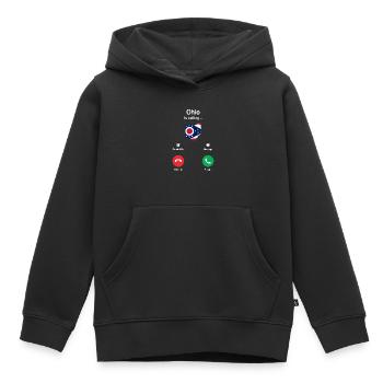 Besuch In Ohio Gift - Kinder Premium Organic Hoodie - Schwarz - Vorne - AI Model Kid Male (0cm)