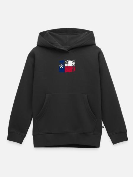 Texas reisen geschenk - Kinder Premium Organic Hoodie - Schwarz
