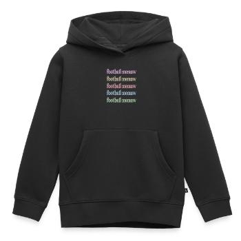 Football Memaw Grandma Of Football Player Memaw - Kinder Premium Organic Hoodie - Schwarz - Vorne - AI Model Kid Male (0cm)