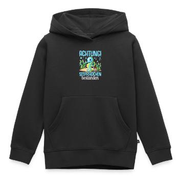 Seepferdchen Abzeichen Seepferdchen bestanden - Kinder Premium Organic Hoodie - Schwarz - Vorne - AI Model Kid Male (0cm)
