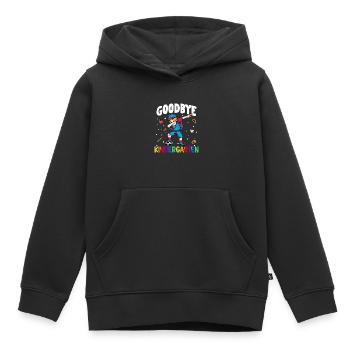 Goodbye Kindergarten Fußball Schultüte - Kinder Premium Organic Hoodie - Schwarz - Vorne - AI Model Kid Male (0cm)
