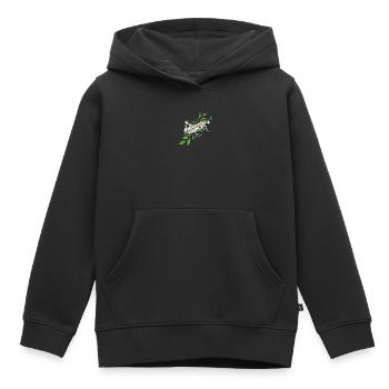 Grashüpfer I Zikade Insekten Motiv für - Kinder Premium Organic Hoodie - Schwarz - Vorne - AI Model Kid Male (0cm)