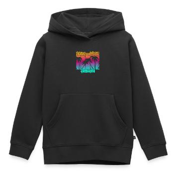 Winnifred Beach Jamaica - Kinder Premium Organic Hoodie - Schwarz - Vorne - AI Model Kid Male (0cm)