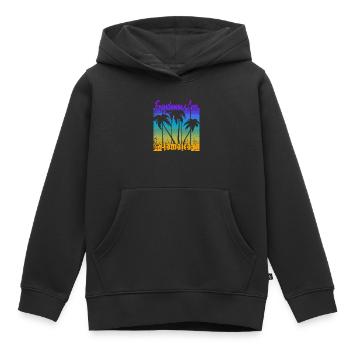 Frenchman's Cove Jamaica - Kinder Premium Organic Hoodie - Schwarz - Vorne - AI Model Kid Male (0cm)