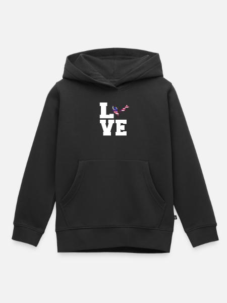Malaysia - Kinder Premium Organic Hoodie - Schwarz