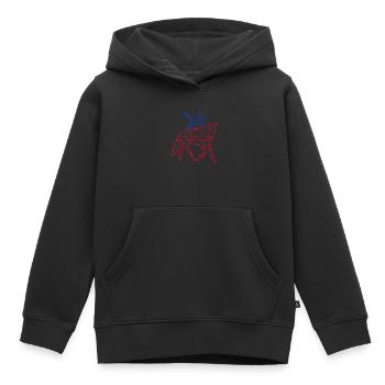 vaulting horse rider vaulter - Kids Premium Organic Hoodie - black - Front - AI Model Kid Male (0cm)