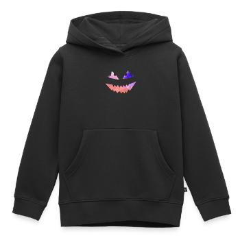 Grusel Maske Halloween - Kinder Premium Organic Hoodie - Schwarz - Vorne - AI Model Kid Male (0cm)