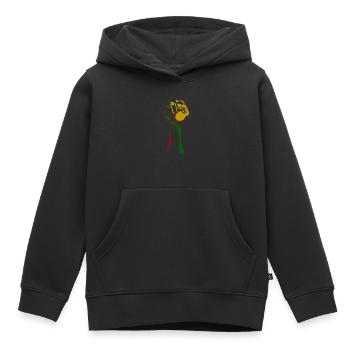 Melanin African American African American Woman - Kids Premium Organic Hoodie - black - Front - AI Model Kid Male (0cm)
