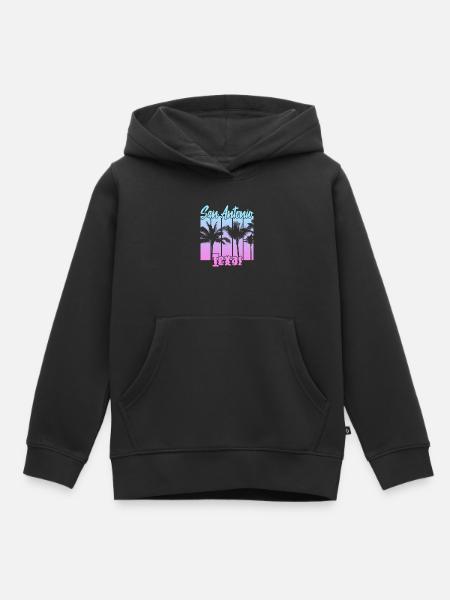 San Antonio Texas - Kinder Premium Organic Hoodie - Schwarz