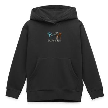 Landschaftsbauer Garten Schrebergarten - Kinder Premium Organic Hoodie - Schwarz - Vorne - AI Model Kid Male (0cm)