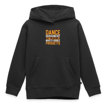 Dance Dads Hang Out At The Barre 2 - Kinder Premium Organic Hoodie - Schwarz - Vorne - AI Model Kid Male (0cm)