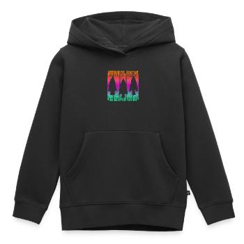 Arrowhead Hunting - Kids Premium Organic Hoodie - black - Front - AI Model Kid Male (0cm)
