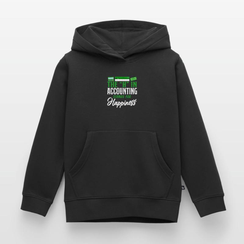Comptable Comptable Comptable Comptabilité Sweat Premium à capuche enfant bio