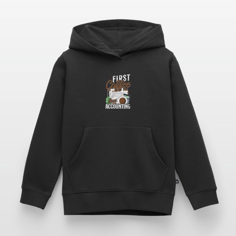 Comptable Comptable Comptable Comptabilité Sweat Premium à capuche enfant bio