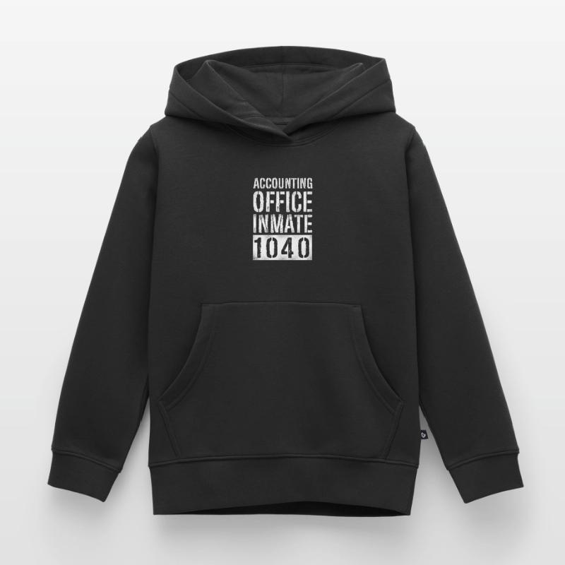 Comptable Comptable Comptable Comptabilité Sweat Premium à capuche enfant bio