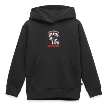 Jiu Jitsu Jiu Jitsu Jiu Jitsu - Sweat Premium à capuche enfant bio - noir - Devant - AI Model Kid Male (0cm)