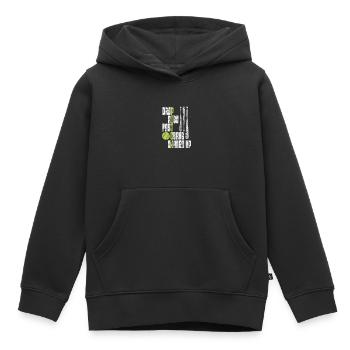 Softball - Kinder Premium Organic Hoodie - Schwarz - Vorne - AI Model Kid Male (0cm)