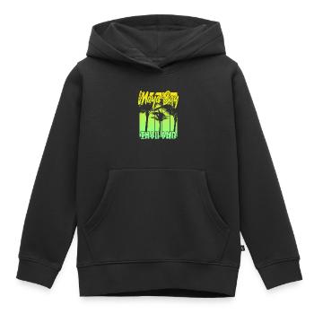 Maya Bay Thailand - Kids Premium Organic Hoodie - black - Front - AI Model Kid Male (0cm)