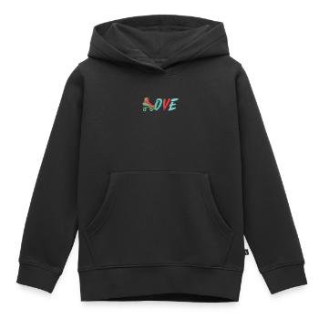 Roller Skate Roller Skating Roller Derby - Kids Premium Organic Hoodie - black - Front - AI Model Kid Male (0cm)