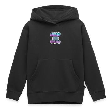 VR Réalité Virtuelle Gamer Cadeau - Sweat Premium à capuche enfant bio - noir - Devant - AI Model Kid Male (0cm)