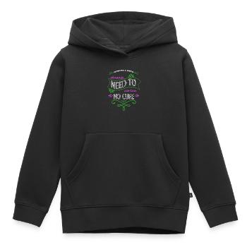 éditeur anniversaire livres écriture éditeur geek - Sweat Premium à capuche enfant bio - noir - Devant - AI Model Kid Male (0cm)