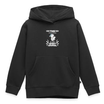Polar Bear Polar Bear Bear - Kids Premium Organic Hoodie - black - Front - AI Model Kid Male (0cm)