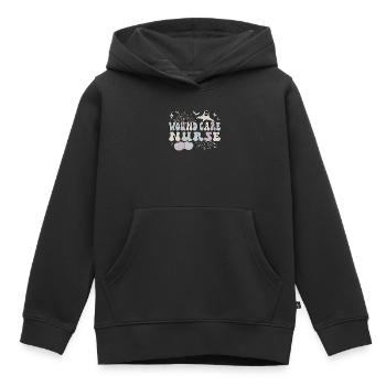 Infirmière en soins des plaies Halloween RN Cadeau de soins infirmiers des plaies - Sweat Premium à capuche enfant bio - noir - Devant - AI Model Kid Male (0cm)